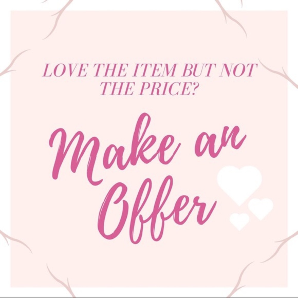 REASONABLE OFFERS PLEASE 🤗